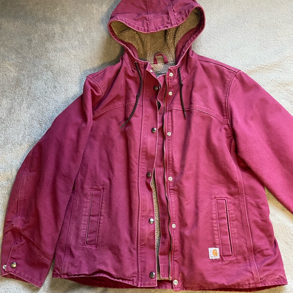 Carhartt Women's Utility Jacket - Burgundy